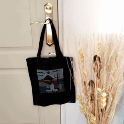 Bolsa de Tela Pintada a Mano – Lavable Única